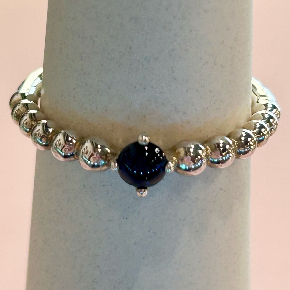 RETIRED September Beaded Birthstone Ring